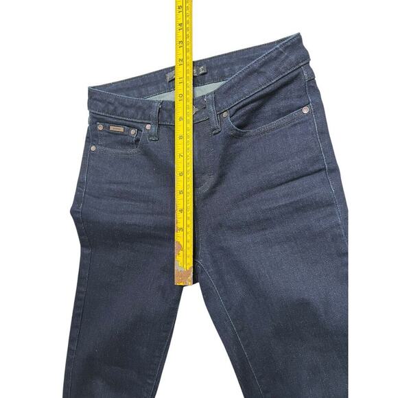 Prana‎ Women’s Sienna Mid Rise Jeans - Dark Blue Raw Hem W4320SH46 - 0 / 25 - Picture 6 of 8